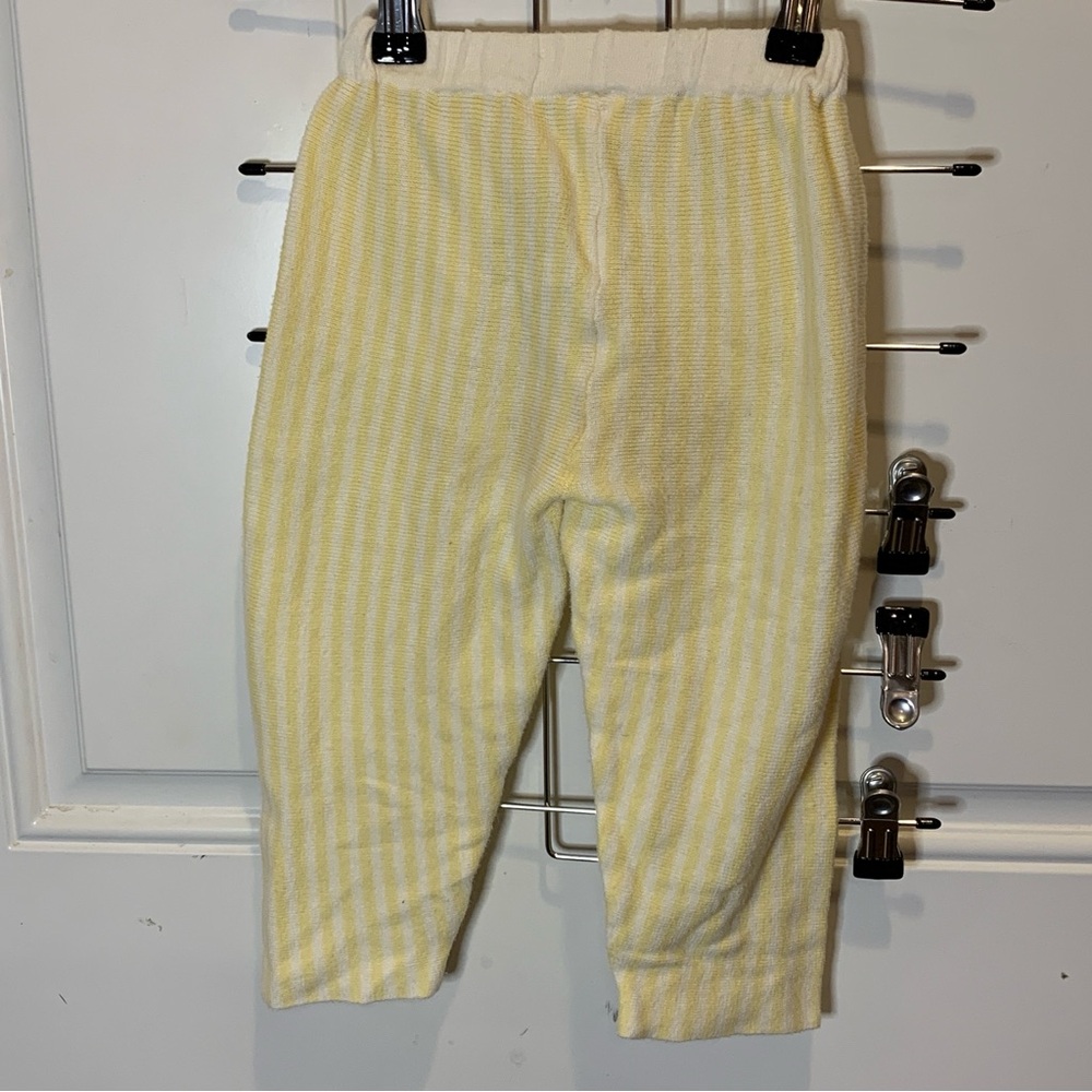 Zara Kids Yellow Striped Joggers Size 18-24 months